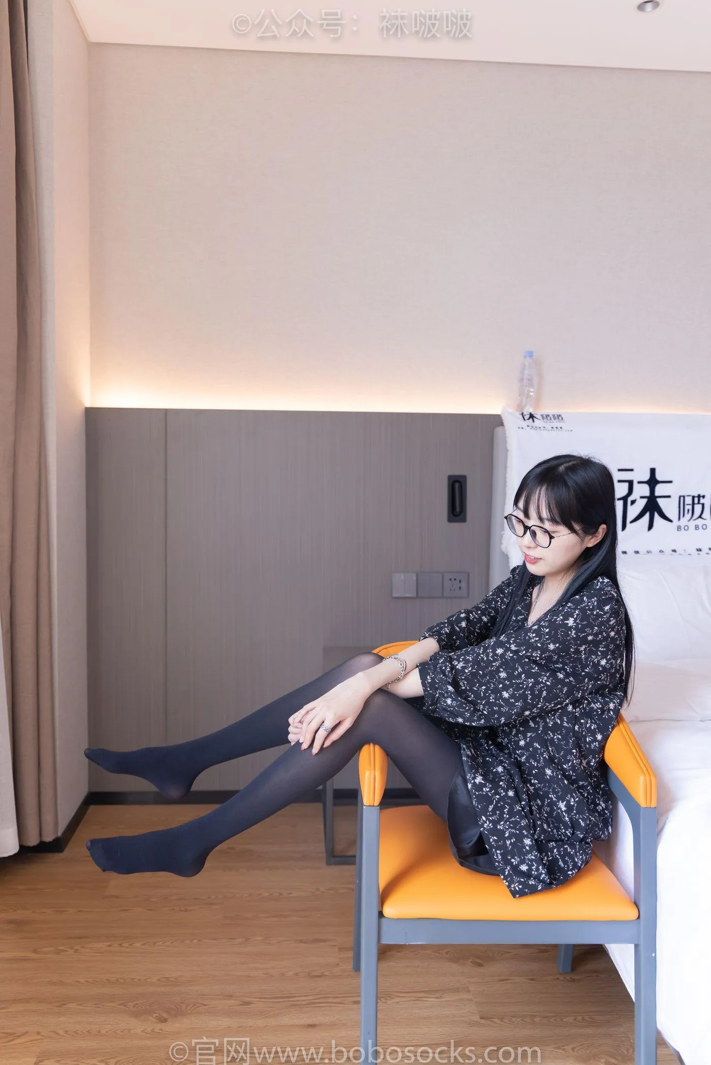 [BoBoSocks袜啵啵]NO.064 稚予-平底鞋、厚黑丝 [137P]插图7